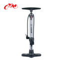 Günstige tragbare Fahrradpumpe für Fahrradreifen / Aluminiumlegierung Fahrradpumpe mit Messgerät / Großhandel billig besten Preis Bodenpumpe Mini